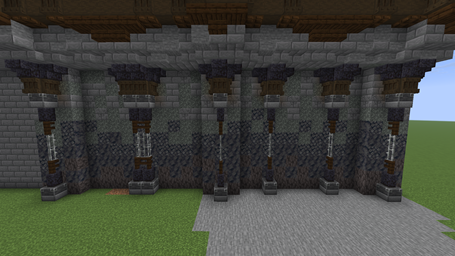 An ominous wall in a superflat testing world